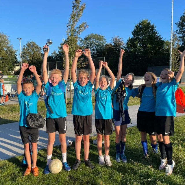 Wauw! En een beker als resultaat! 🎉🏆